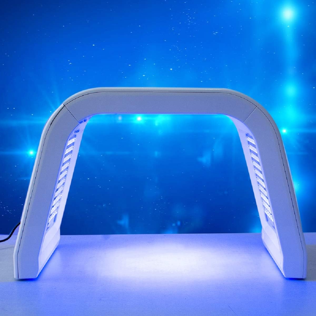 7 Color LED Therapy Light, LED Face Mask Skin Rejuvenation PDT Facial Skin Care Mask Skin Tightening Lamp SPA Face Device Beauty Salon Equipment Anti-aging Remove Wrinkle