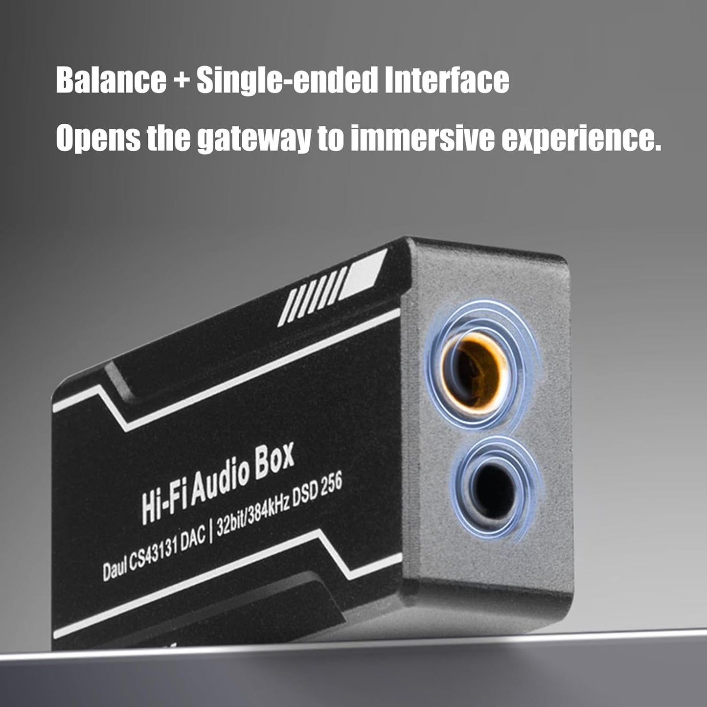 USB Type C to 3.5mm 4.4mm Sound Interfaces CS43131 HiFi Headphone Amplifier Digital Decoding Earphone Converter