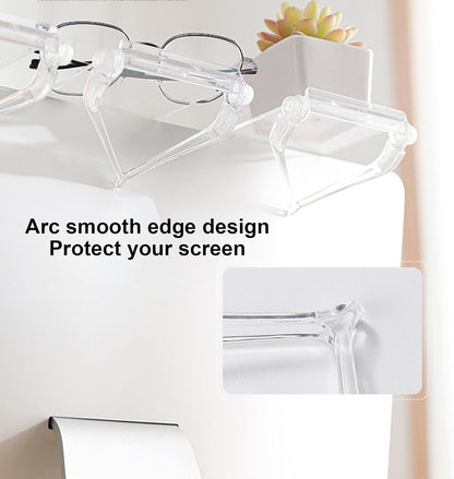 TV Top Shelf - Adjustable Monitor Top Mounting Bracket,Router Bracket for Streaming Devices, Cable Box, Router and Home Decor