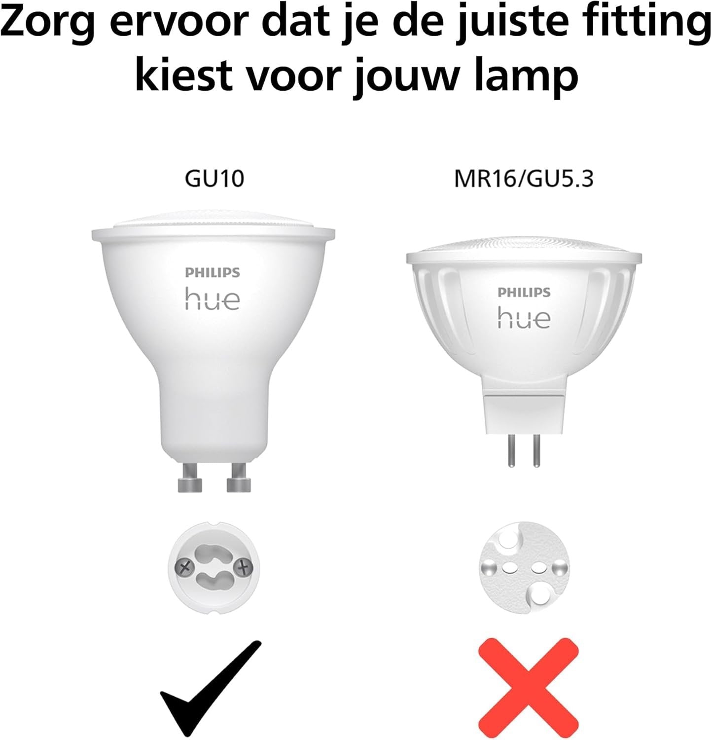 Philips Hue GU10 Smart Lamp, White and Coloured Light, 1 Pack, Bluetooth Compatible, Voice Control with Alexa, Apple Home and Google Assistant