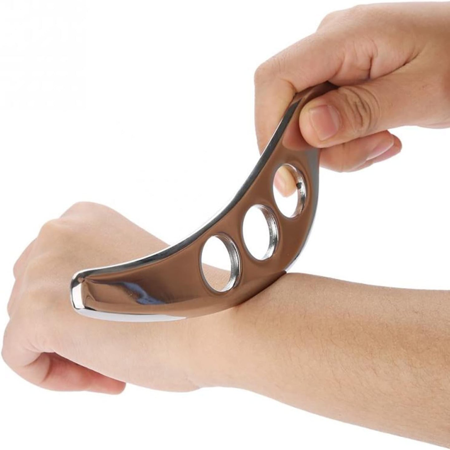 Medical Grade Stainless Steel Gua Sha Scraping Massage Tool -IASTM TOOL- Body Care Scraping Massage Tool - Relaxing Soft Tissue Tools - Reduce Neck,Back,Arm muscle Pain(Robulove-9)