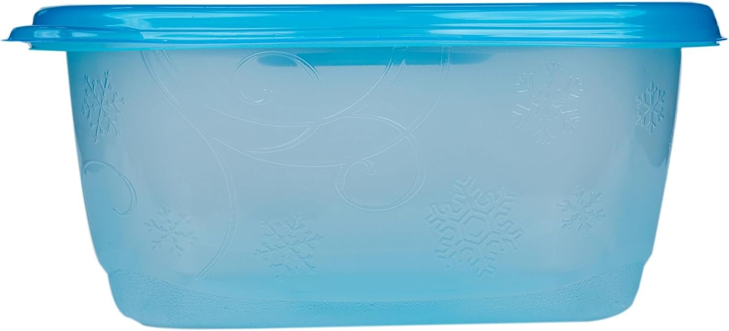 Gladware Freezerware Food Storage Containers, Large | Rectangle Food Storage Containers for Everyday Use | Food Containers Safe for Freezer, Hold up to 64 Ounces of Food, 2 Count Set