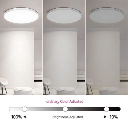 Smart Ceiling Light 48W, 12Inch Flush Mount RGB LED Ceiling Lights,Bluetooth+ WiFi App Control+Remote Color Changing Ceiling Lamp,2700K-6500K Dimmable,Sync with Music,Compatible with Alexa Google Home