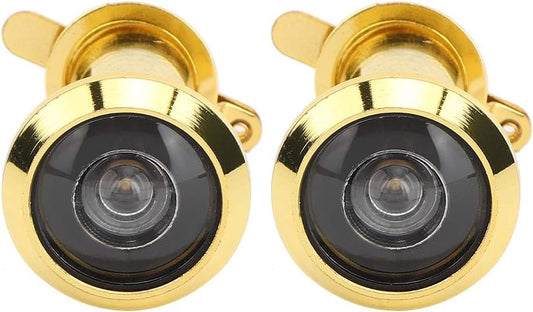 220 Gradi Visualizzatore di Grandi Porte, Pehofole di Sicurezza in Lega di Zinco con Copertura Pesante, per Case, Uffici, Hotel e Porte Anteriori, Vedere, Monitorare, Sbirciare le Persone (Diametro