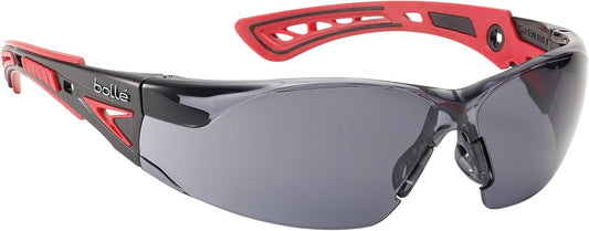 BollŽ Safety Rush+ Platinum Safety Glasses Smoke RUSHPPSF