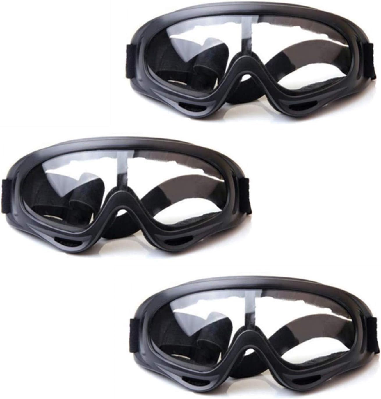 Children’s Safety Glasses－3 Pack of Kids Outdoor Game Protective Goggles Safety Goggles Eyewear for Nerf N-Strike Elite Gun Toy Gun Game Eye Protection & Laboratory Work Safety Glasses