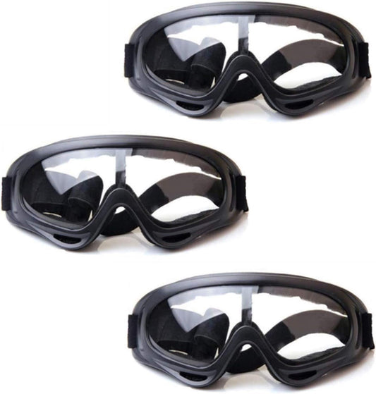 Children’s Safety Glasses－3 Pack of Kids Outdoor Game Protective Goggles Safety Goggles Eyewear for Nerf N-Strike Elite Gun Toy Gun Game Eye Protection & Laboratory Work Safety Glasses