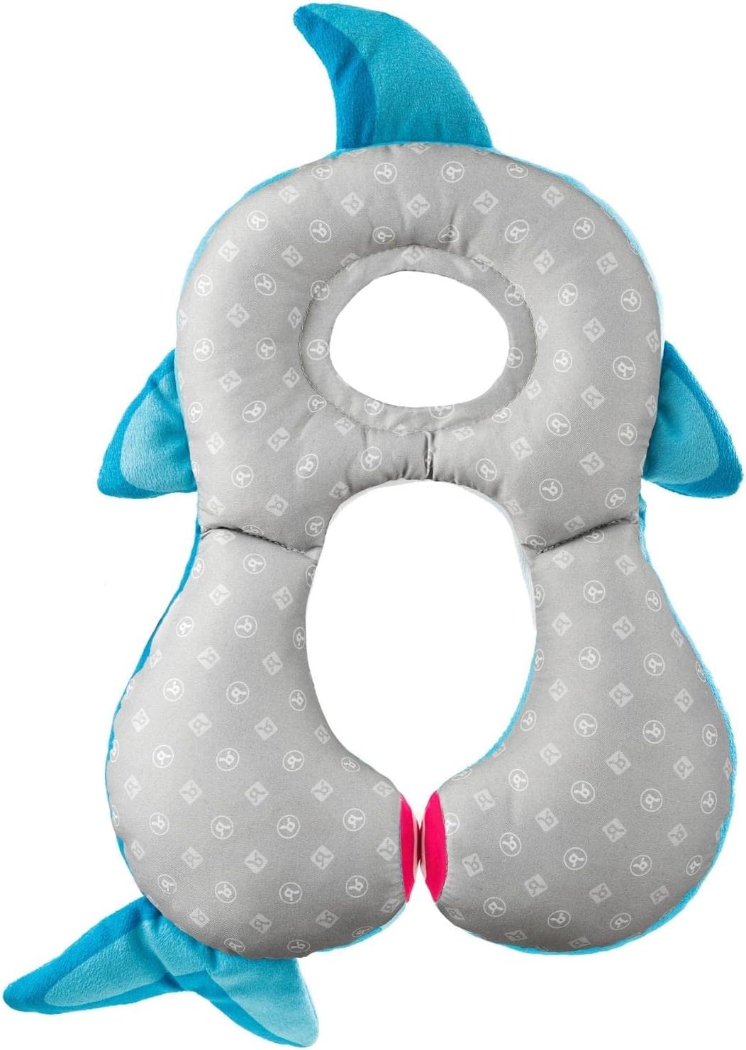 BENBAT Shark Design Travel Friends Headrest for 1 to 4 Years, Multi/Colour (BE-HR309)