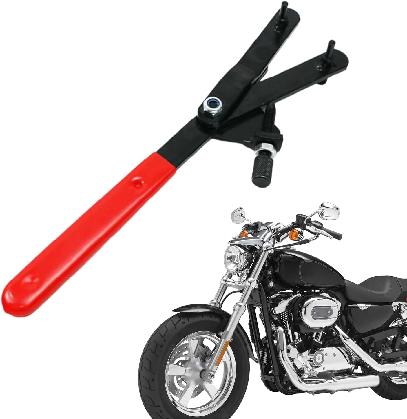 Flywheel Turning Tool - Enhanced Safety Flywheels Removal Tools | Heavy Duty Manual Iron Motorcycle Spanner for Scooter Repair Disassembly Engine Turnings