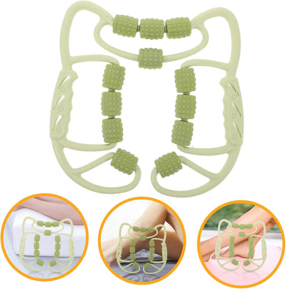 Toyvian Anello di Massaggio Muscolare Accessori Yoga per Donna tappetini per l'allenamento a casa Attrezzature per la burattatura Cinturino Elastico per Le Gambe Tappeto Yoga Spesso Verde