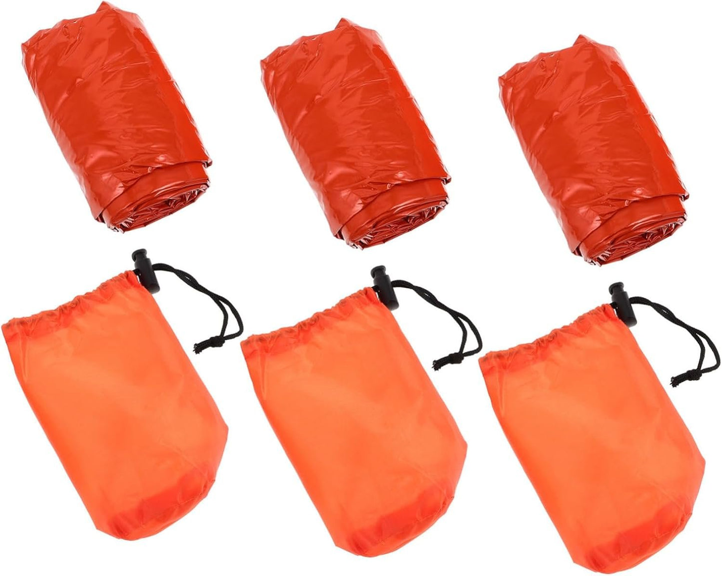 MOBUTOFU 3 Set Outdoor Portable Emergency Emergency Bag Emergency Sleeping Bags Emergency Supplies Emergency Blanket Survival Camping Blanket