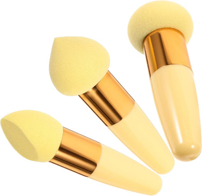 BELLIFFY 3 Pezzi Spugne Trucco Viso Fondotinta Applicatore Kit Make Up Accessori Trucco