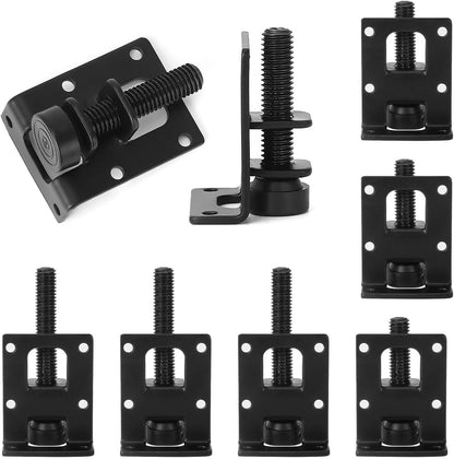 W Rxkiocs 8 Pieces Furniture Feet Adjustable Furniture Feet Furniture Feet Bed Feet Furniture Legs Suitable for Cabinets, Worktops, Coffee Tables and Wardrobes