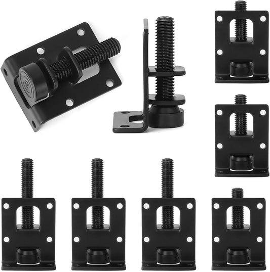 W Rxkiocs 8 Pieces Furniture Feet Adjustable Furniture Feet Furniture Feet Bed Feet Furniture Legs Suitable for Cabinets, Worktops, Coffee Tables and Wardrobes