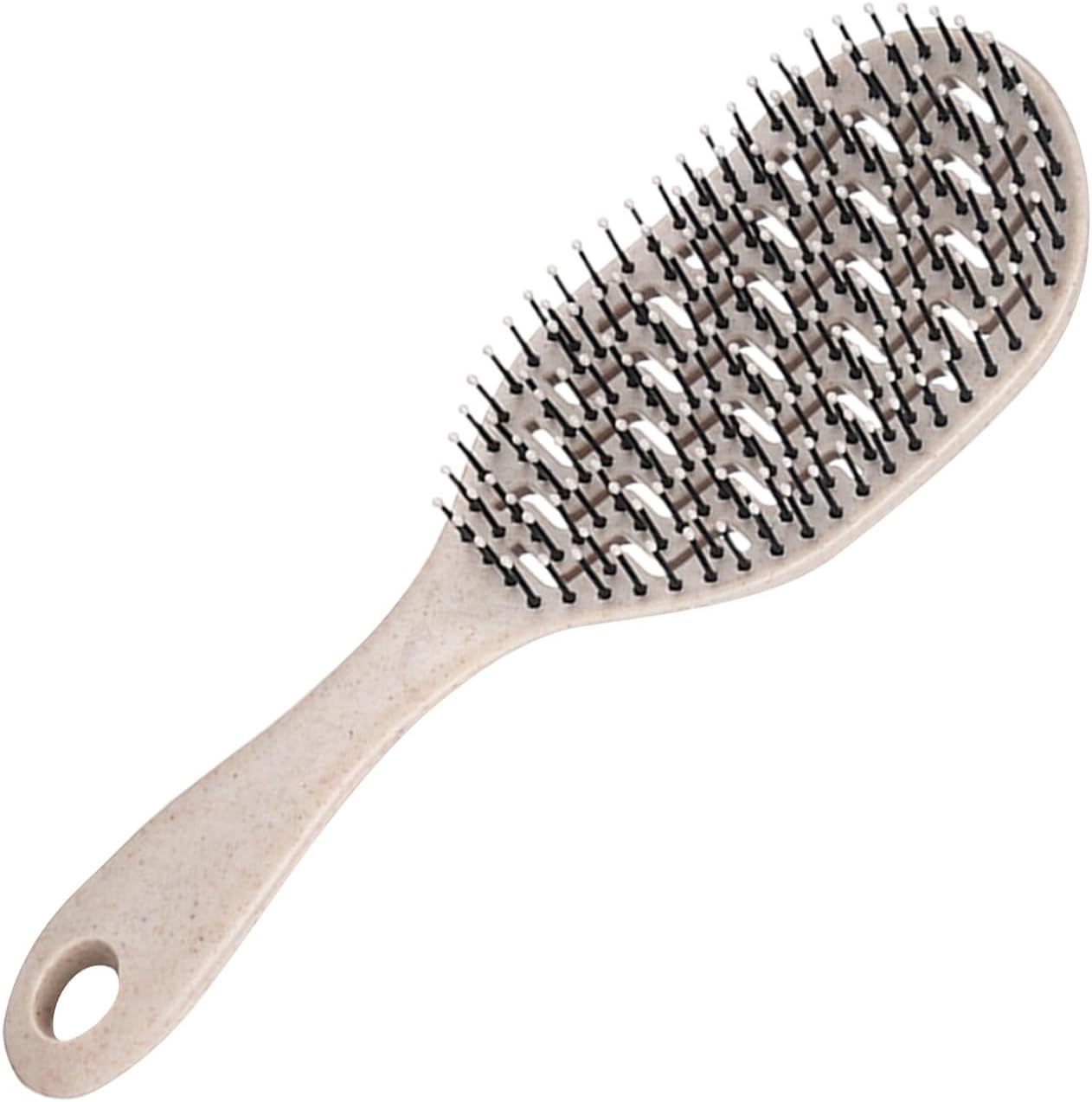 Men Hair Brush, Paddle Bristle Scalp Massage Tooth, 9.4x2.8x1.2 Inch Easy to Clean & Maintain, Cleaning Comb for Scalps Styling, Daily Use, College Dorm, Hotel, Vacation and Travel