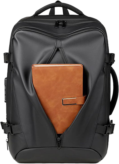 zwxqe Vacuum Backpack, Expandable Compression Bags, Waterproof Travel Backpack, Urban Commute Bag, Outdoor Adventure Gear, Large Capacity Storage for Business Trips and Weekend Getaways