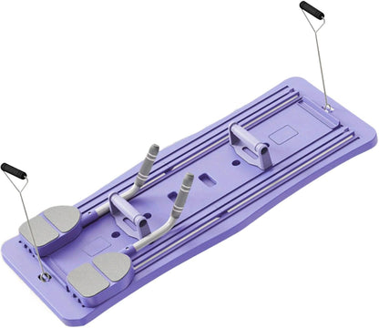 Pilates Balance Board, Core Strength Trainer, Multipurpose Home Fitness Equipment, Stability Workout, Portable Exercise Gear for Women and Men, 38.19 x 16.14 x 1.12 Inches