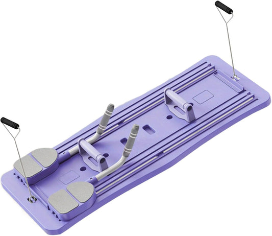 Pilates Balance Board, Core Strength Trainer, Multipurpose Home Fitness Equipment, Stability Workout, Portable Exercise Gear for Women and Men, 38.19 x 16.14 x 1.12 Inches