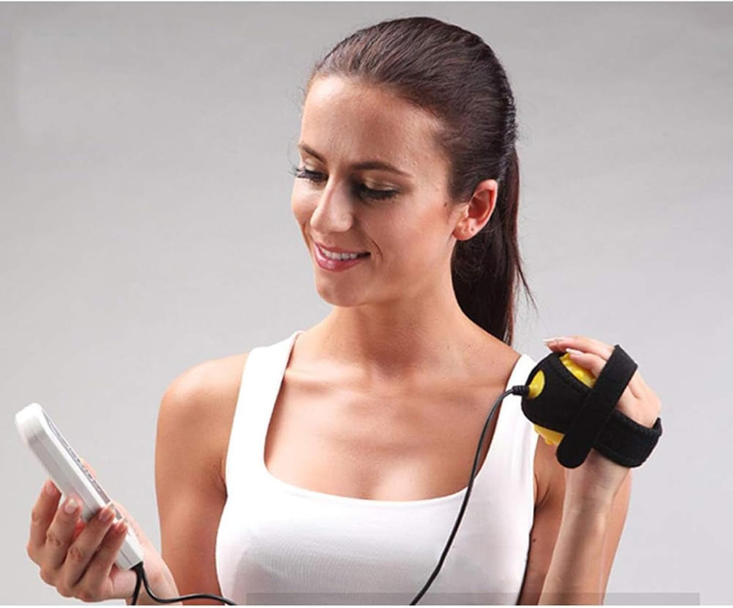 Electric Hot Compress Recovery Ball Antispasticity Finger Massage Finger Passive Rehabilitation Training Stroke Hemiplegia