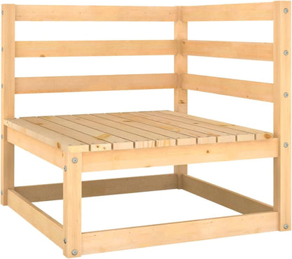 Homgoday Set Salotto Giardino 12pz Cuscini Antracite Legno Massello Pino, Salotto da Giardino Salottino, Lettini Prendisole, Divano Letto Mobili, Lettini da Giardino per Balcone Esterno