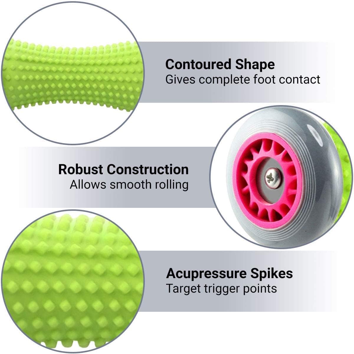 BEETIY Foot Massage Roller, Muscle Roller Stick for Plantar Fasciitis Muscle Roller Stick Perfect for Plantar Fasciitis Recovery, Wrists and Forearms Exercise, Arm Pain, Trigger Point