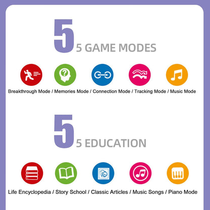 Flashing Light Toy, Gesture Sensing Game, 12,01 x 2,76 x 2,17 pollici, Brain Puzzle Play, Interactive Learning Device, STEM Fun, Cool Stress Relief, ABS Build, for Kids Girls Boys Use