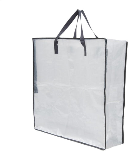 Clear Zipper Storage Bags Large Clear Storage Bags | Waterproof Travel Storage Bags with Handle and Zipper | Packing Bag Organization