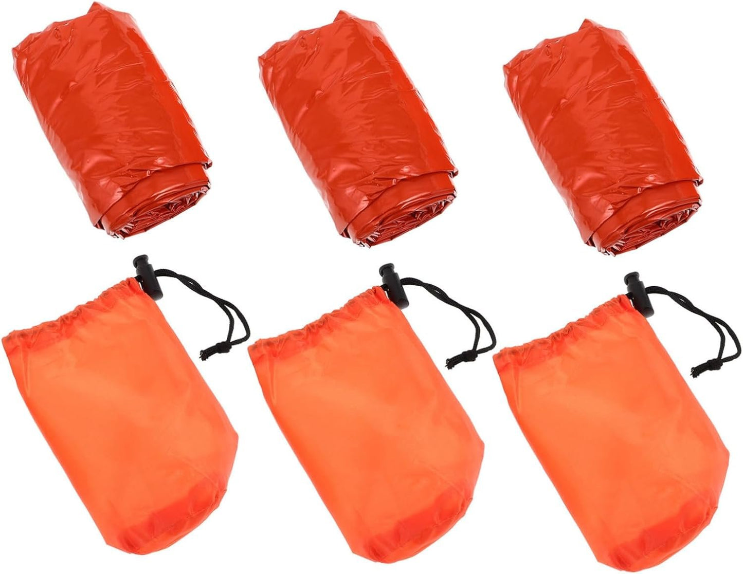 MOTHNUR 3-pc Portable Thermal Sleeping Set Camping Blanket Survival Blanket Tent Supplies Hiking Tent