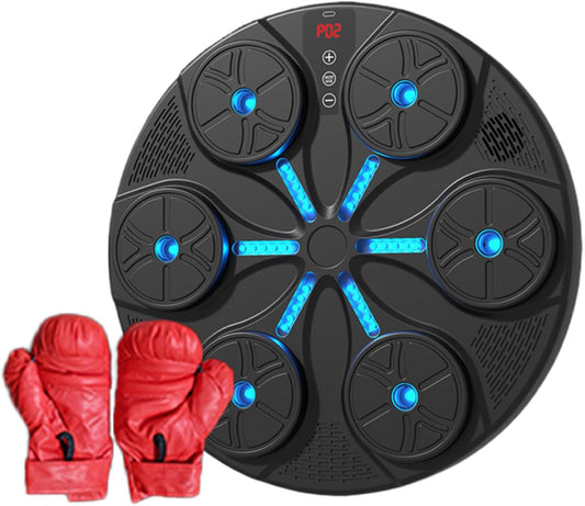 Music Boxing Machine, Smart Boxing Exercise Equipment, Punching Training Device for Home, Studio, and Gym Use, Interactive Indoor Workout Gear for Fitness and Fun