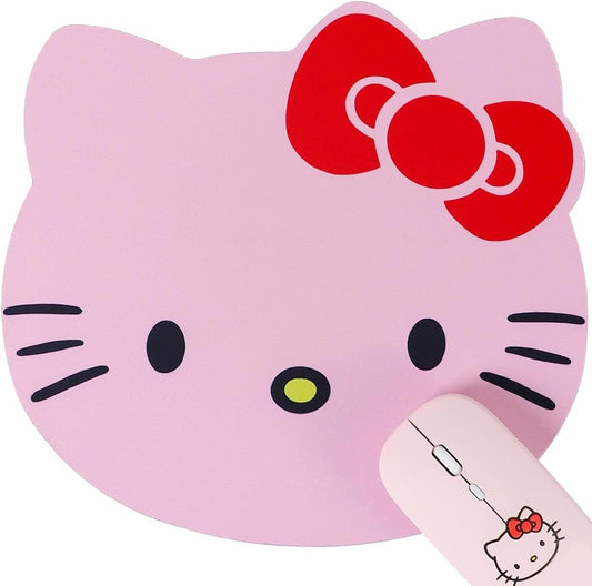 NTSEOT Kawaii Hello Kitty Mouse Pad, Cute Mouse Pad for Computer Laptop - Hello Kitty Accessories - Mousepad for Women, Office Desk Decor Stuff (Pink)