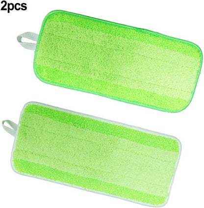 Cleaning Essential, 2 panni piatti in microfibra progettati per l'uso con prodotti Bon A su vari tipi di pavimento (bordo bianco)