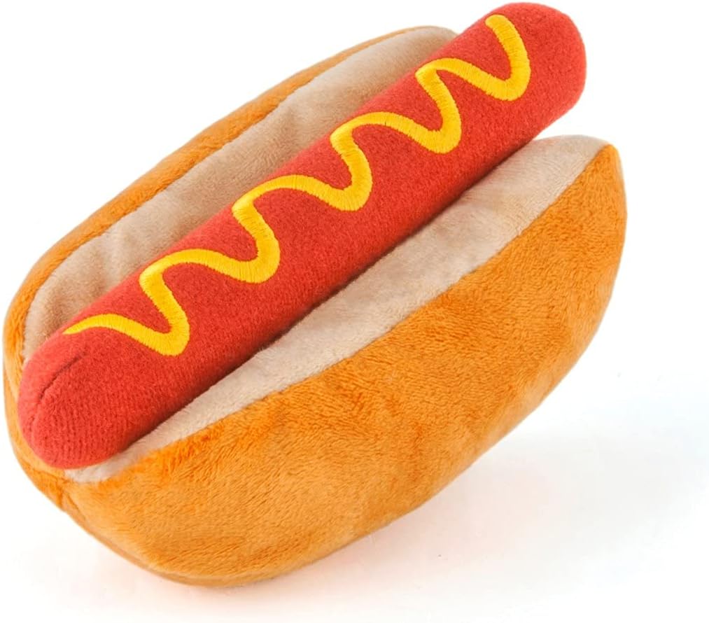 P.L.A.Y. (Pet Lifestyle And You Play American Classic Hotdog Dog Toy