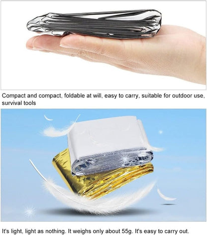 Moanyt Emergency Tent with Sleeping Bag, Emergency Blanket, Thermal Survival Shelter for Camping, Hiking, Outdoor Activities