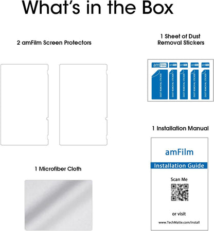 amFilm Nintendo Switch Screen Protector (2 Pack), Premium Tempered Glass Screen Protector Film for Nintendo Switch (2017)