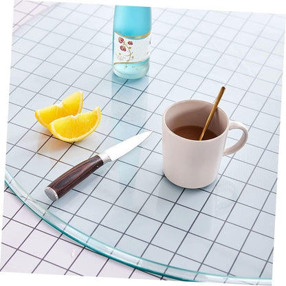 GRIRIW Thickened Tempered Glass Table for Dining/Kitchen Modern Table Shatterproof Easy Clean
