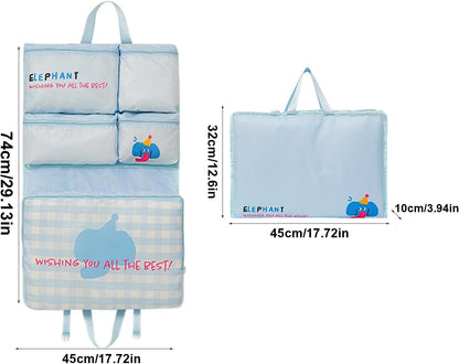Generic Travel Bra Underwear Storage Bag - Travel Underwear Organizer Bag,Moving Packing Case, Foldable Organization Pouch for Closet Dorm Hotel Daily Use