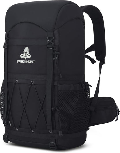 Bseash 40L Waterproof Hiking Backpack with Rain Cover, Outdoor Sport Travel Bag Daypack for Camping Climbing Cycling Skiing