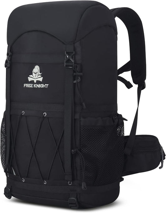 Bseash 40L Waterproof Hiking Backpack with Rain Cover, Outdoor Sport Travel Bag Daypack for Camping Climbing Cycling Skiing