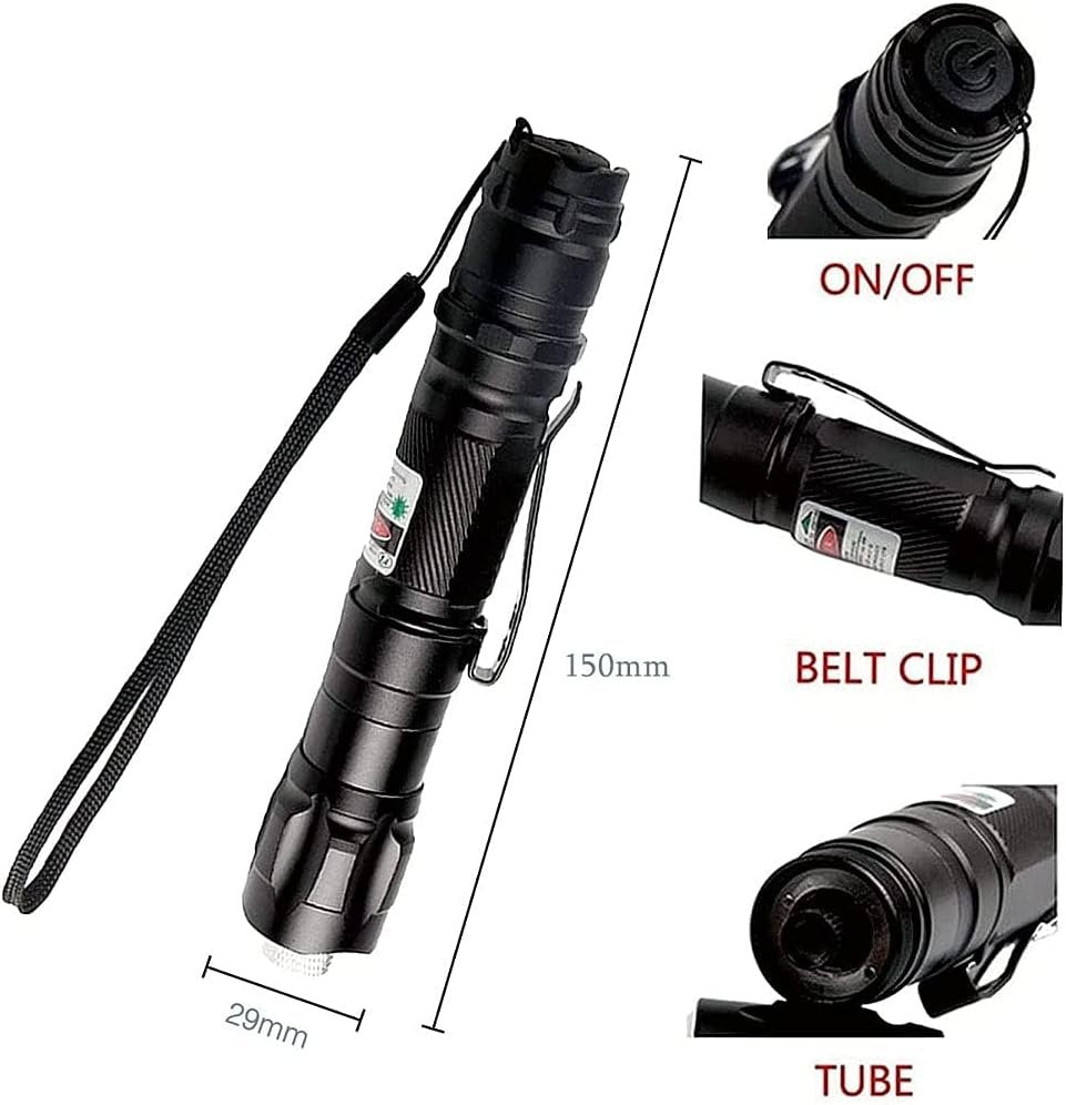 Flashlight with Rechargeable, Long Range Tactical Flashlight for Hunting Camping Hunting Fishing Outdoor Travel