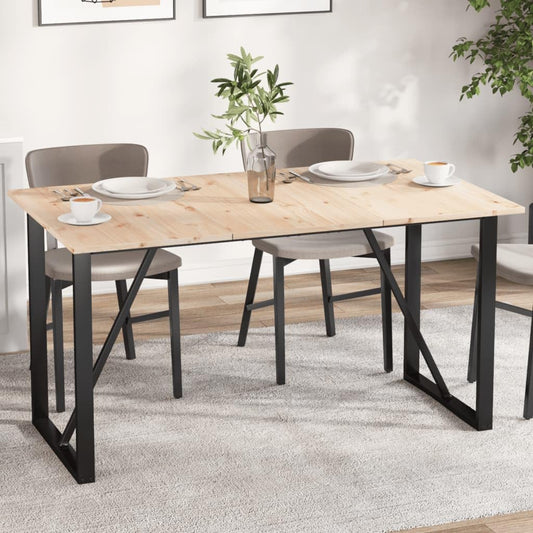 Replacement Dining Table Top, 141 x 80 x 1,7 cm, Set di 3, Rettangolare Wood Tabletop for Coffee Table, Ristorante, Bar Tavolo, Pine Wood, Brown, Versatile Side Table