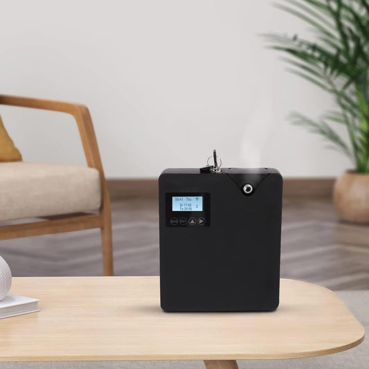 Smart Scented Air Machine, 300ml Essential Oil Diffuser with Professional Atomization Technology – Ideal for Large Rooms, Offices, Spas & Businesses (Black)