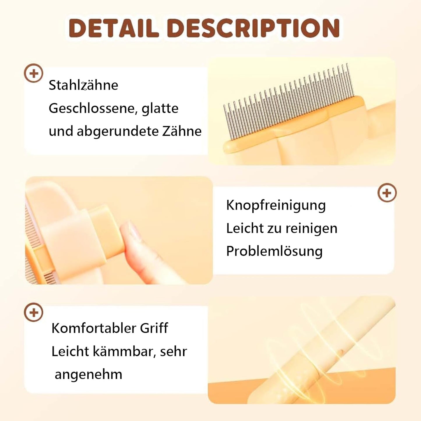 2 spazzole per capelli lunghi e capelli corti, ideali per la cura quotidiana del pelo e il controllo delle pulci (1 verde, 1 giallo)