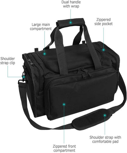 Honeytecs Outdoor Multifunctional Tactical Duffel Bag Military Gear Shooting Range Bag Shoulder Bag Travel Bag