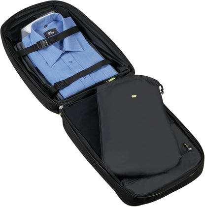 Samsonite Securipak Laptop Backpack, Black Steel, Travel Backpack 15.6" EXP