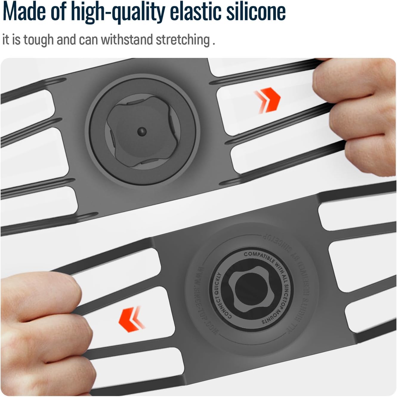 sincetop Universal Phone Silicone Adapter for C Series [1st Generation/2nd Generation] Holders