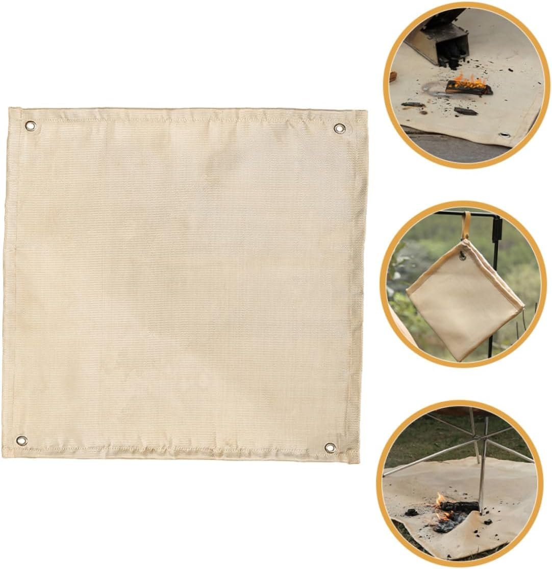 jojofuny Fire Mat Home Emergency Thermal Blankets Plush Tarp Waterproof Sofa Comforter Fire Safety Blanket Prepared Fire Blanket Couch Throw Blanket Electric Blanket Tent Fiberglass Cloth