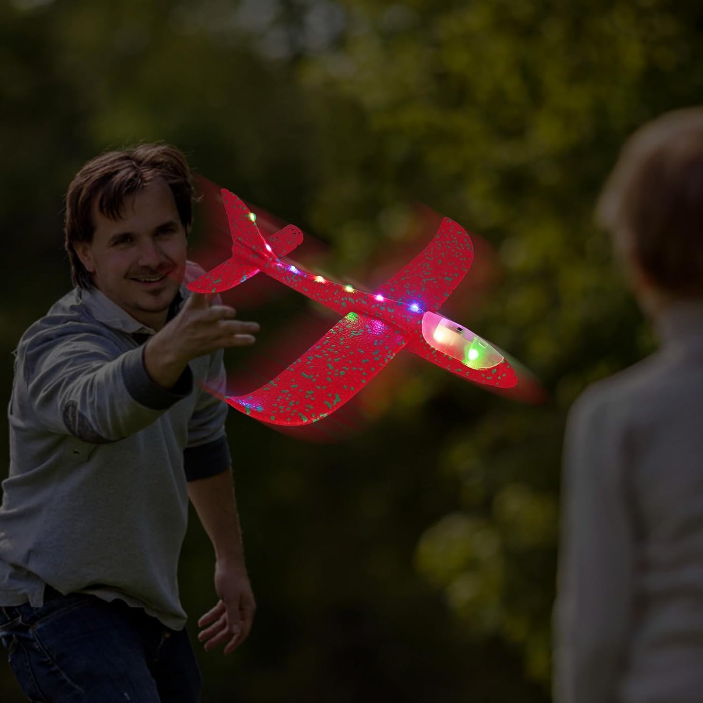 Throwing Foam Airplanes - Hand Launch Glider Planes For Children And Grown-Ups, 48cm Durable Aircraft Model For Garden Sports, Outdoor Play, Aviation Fun, Flight Toy For Picnics, Parties, Camping