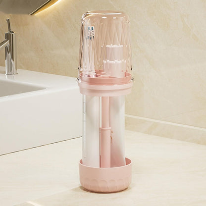 Générique Travel Toothbrush Holder Case, Compact Waterproof Toiletry Organizer, Lightweight Container for Bathroom Essentials on Trips, Vacations, Hotels and Camping, rosa, Se référer au descriptif