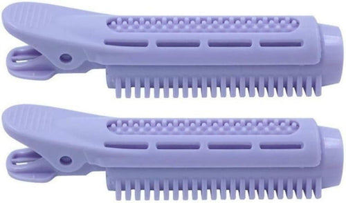 Bigodini,Heatless Hair Curler Le radici dei bigodini rulli dei capelli dell'onda Formers volumizzante Fluffy clip che designa attrezzo 8pcs Cura dei capelli (Size : 8PCS Purple)