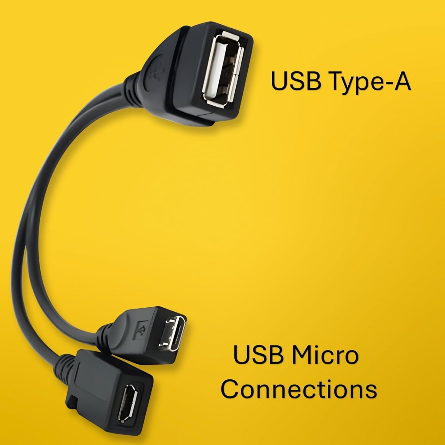 TV xStream [2 Pack] OTG Cable Adapter, 2-1 USB Cable for Firesticks 4K/4K Max/Cube/lite/2nd Gen Fire Stick Storage Expansion, Ethernet USB Port, Micro Power Connection